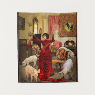 Victoriaans Circe Wandkleed