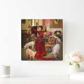 Victoriaans circuit vierkante klok (Huis)