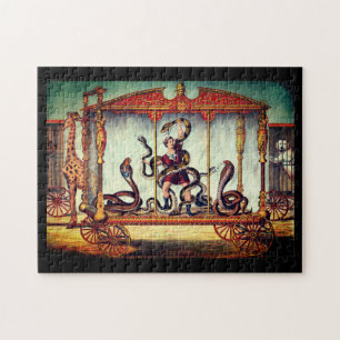 Victoriaans circus  tentoonstelling legpuzzel