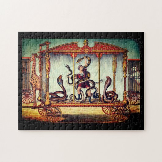 Victoriaans circus tentoonstelling legpuzzel (Horizontaal)