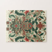 Victoriaans/Classic/Vintage Kerst Legpuzzel (Horizontaal)