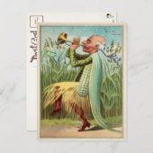 Victoriaans Corn Dance Briefkaart (Voorkant / Achterkant)