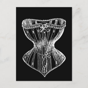 Victoriaans corset Briefkaart