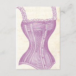 Victoriaans Corset Lingerie  Vrijgezellenfeest Kaart