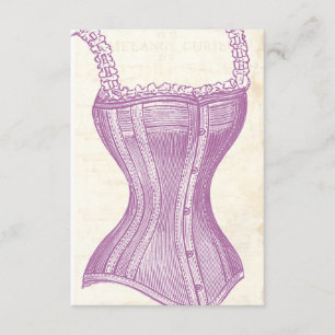 Victoriaans Corset Lingerie  Vrijgezellenfeest Kaart