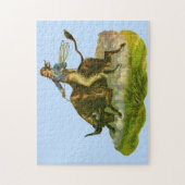 Victoriaans cowboystier legpuzzel (Verticaal)