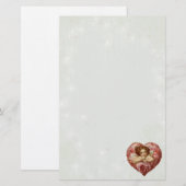 Victoriaans Cupid Briefpapier (Voorkant / Achterkant)