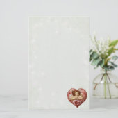 Victoriaans Cupid Briefpapier (Staand voorkant)