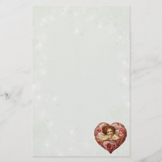 Victoriaans Cupid Briefpapier (Voorkant)