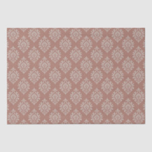  Victoriaans Damask, Perkament op Blush-Tone Tissuepapier