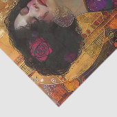 VICTORIAANS  DAME DECOUPAGE TISSUEPAPIER (Detail)