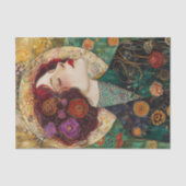 VICTORIAANS  DAME DECOUPAGE TISSUEPAPIER (Voorkant)