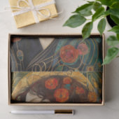 VICTORIAANS  DAME DECOUPAGE TISSUEPAPIER (Geschenk)