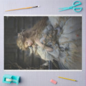  Victoriaans dame met vogels Decoupage Tissuepapier (Craft)