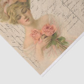  Victoriaans Dame Mode Decoupage/Crafts Tissuepapier (Detail)