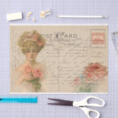  Victoriaans Dame Mode Decoupage/Crafts Tissuepapier (Craft)