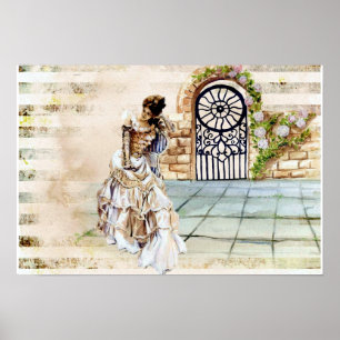 Victoriaans dame poster