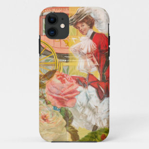 Victoriaans dame vrouw plezier vervoer iPhone 11 hoesje