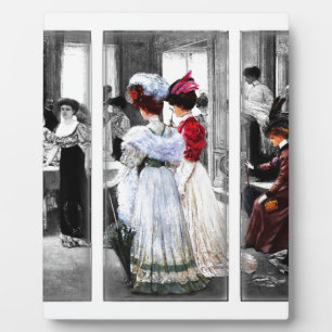 Victoriaans dames Fotoplaat