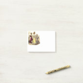  Victoriaans dames in jurken met parasols Post-it® Notes (Op bureau)