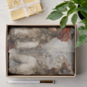  Victoriaans Dames Kerstmis Decoupage Tissuepapier (Geschenk)