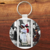 Victoriaans dames Sleutelhanger (Voorkant)