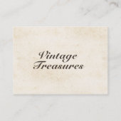 Victoriaans dames visitekaartje (Achterkant)