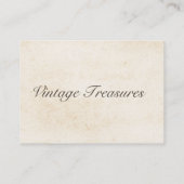 Victoriaans dames visitekaartje (Achterkant)