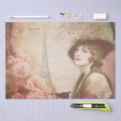  Victoriaans damesdebetpapier Tissuepapier (Craft)