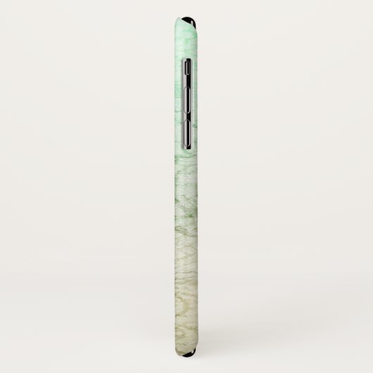Victoriaans damesscript goudgroen elegant Case-Mate iPhone case (Achterkant/links)
