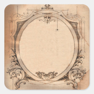 Victoriaans Dandy Chic, aanpasbaar label