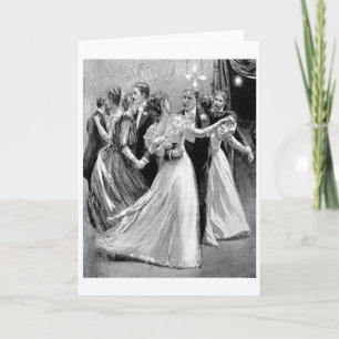 Victoriaans - dansen aan het bal, Kaart