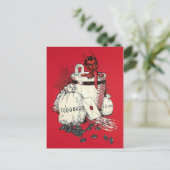  Victoriaans Devil Money Briefkaart (Staand voorkant)