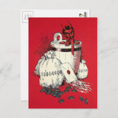  Victoriaans Devil Money Briefkaart (Voorkant / Achterkant)