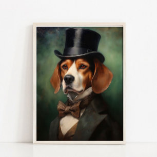 Victoriaans Dierenportret Aangekleed Dier Prints R