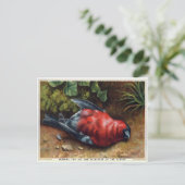 Victoriaans Dodelijke Kerstmis Briefkaart (Staand voorkant)