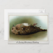  Victoriaans Dodelijke Kerstmis Briefkaart (Voorkant / Achterkant)