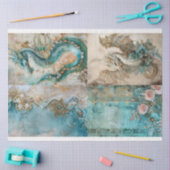 Victoriaans Dragon Series Design 6 Tissuepapier (Craft)