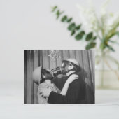 Victoriaans-driegasmask Kust Briefkaart (Staand voorkant)