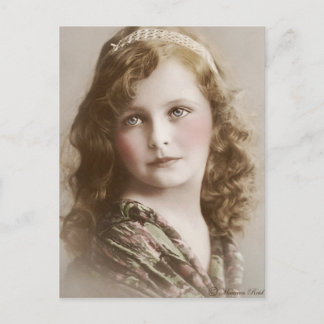 Victoriaans Edwardian Sepia Hand Tinted Briefkaart