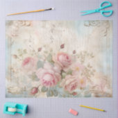  Victoriaans efemera blozen rozen chic Tissuepapier (Craft)