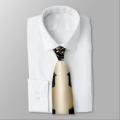 Victoriaans elegant zwart en goud stropdas (Gebonden)