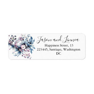 Victoriaans elegante bloemen Romantic Beloved Etiket