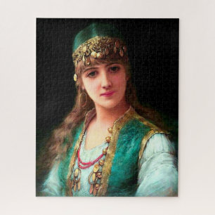 Victoriaans elegante boho bellydancer voor zigeune legpuzzel