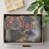 Victoriaans elegantie decoupage tissuepapier (Geschenk)