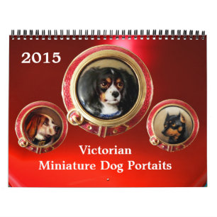 VICTORIAANS ENAMELS/MINIATURE DOG PORTRAITS 2017 KALENDER