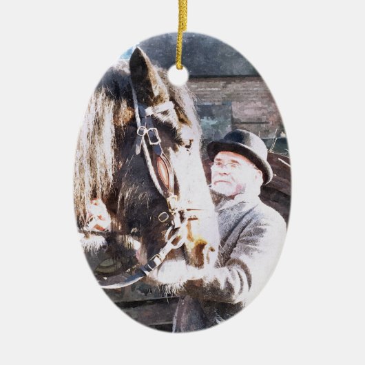 VICTORIAANS ENGELAND KERAMISCH ORNAMENT (Voorkant)