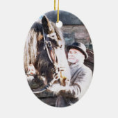 VICTORIAANS ENGELAND KERAMISCH ORNAMENT (Achterkant)