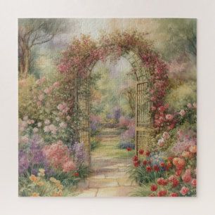 Victoriaans Engelse tuin Legpuzzel