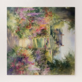 Victoriaans Engelse tuin Legpuzzel (Horizontaal)